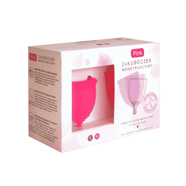 Pink Kubeczek Menstruacyjny DUOPACK