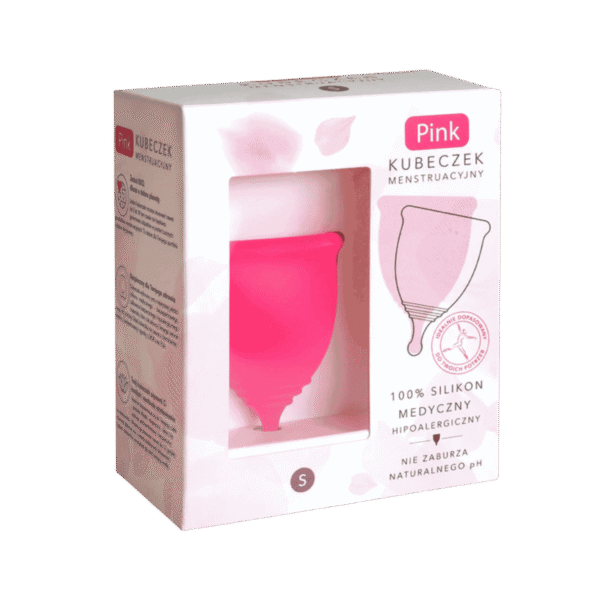 Pink Kubeczek Menstruacyjny rozmiar M