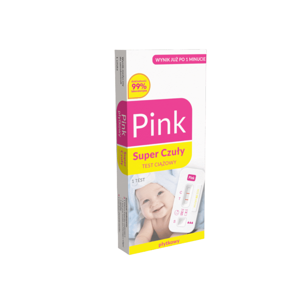 Test Ciążowy PINK Super Czuły