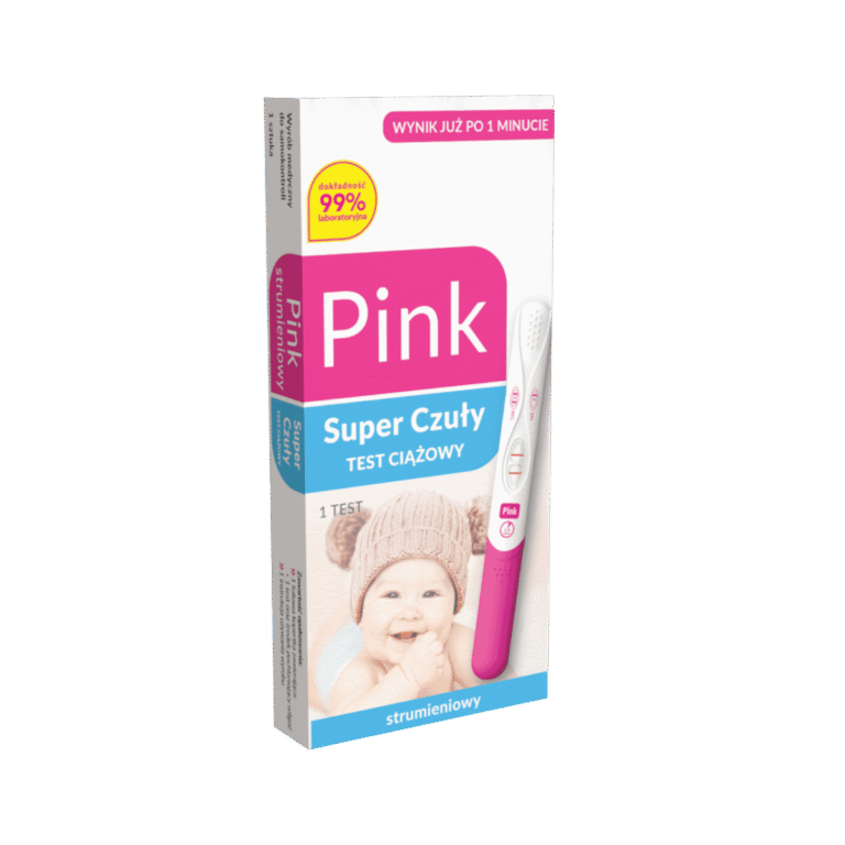 Test Ciążowy Pink Strumieniowy Super Czuły